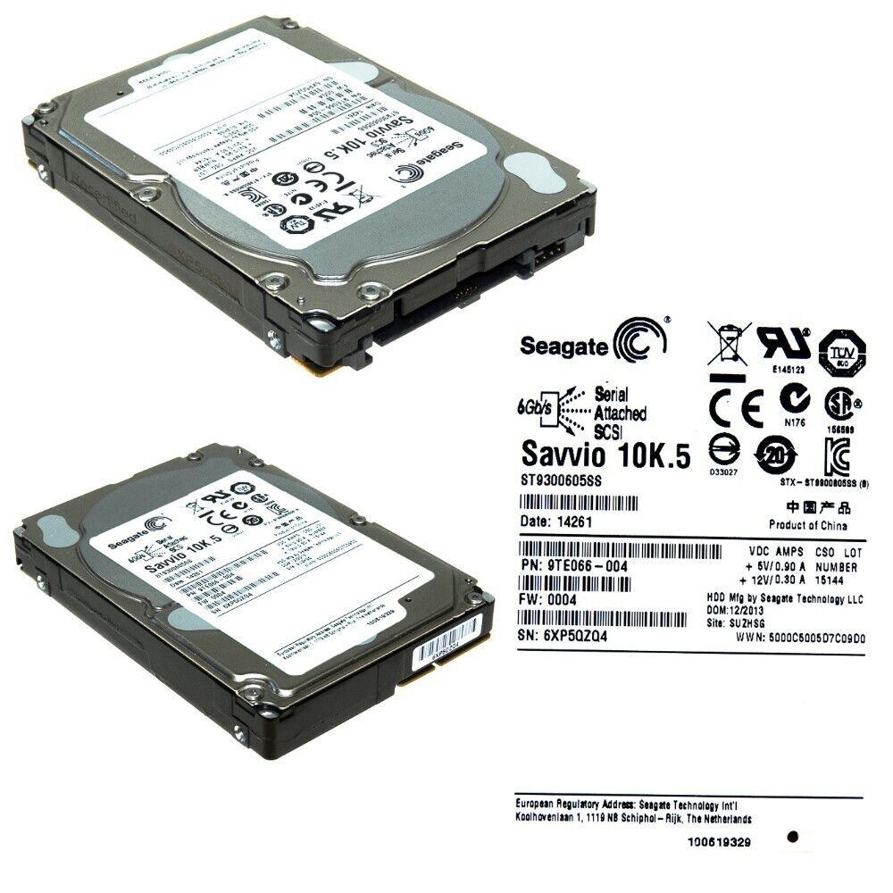 Seagate Savvio 300GB 10K 2.5" 6G DP SAS HARD DRIVE // ST9300605SS (Used) // สินค้ารับประกัน โดย บริษัท อะไหล่เซิร์ฟเวอร์ จำกัด