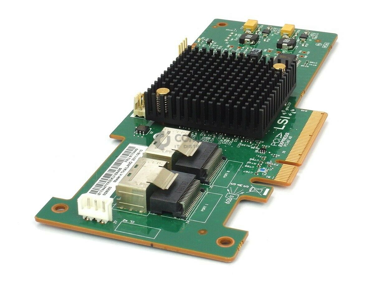 LSI SAS9223-8i IBM ServeRAID M1115 SAS SATA RAID Card 81Y4449 สินค้ารับประกัน โดย บริษัท อะไหล่เซิร์ฟเวอร์ จำกัด.