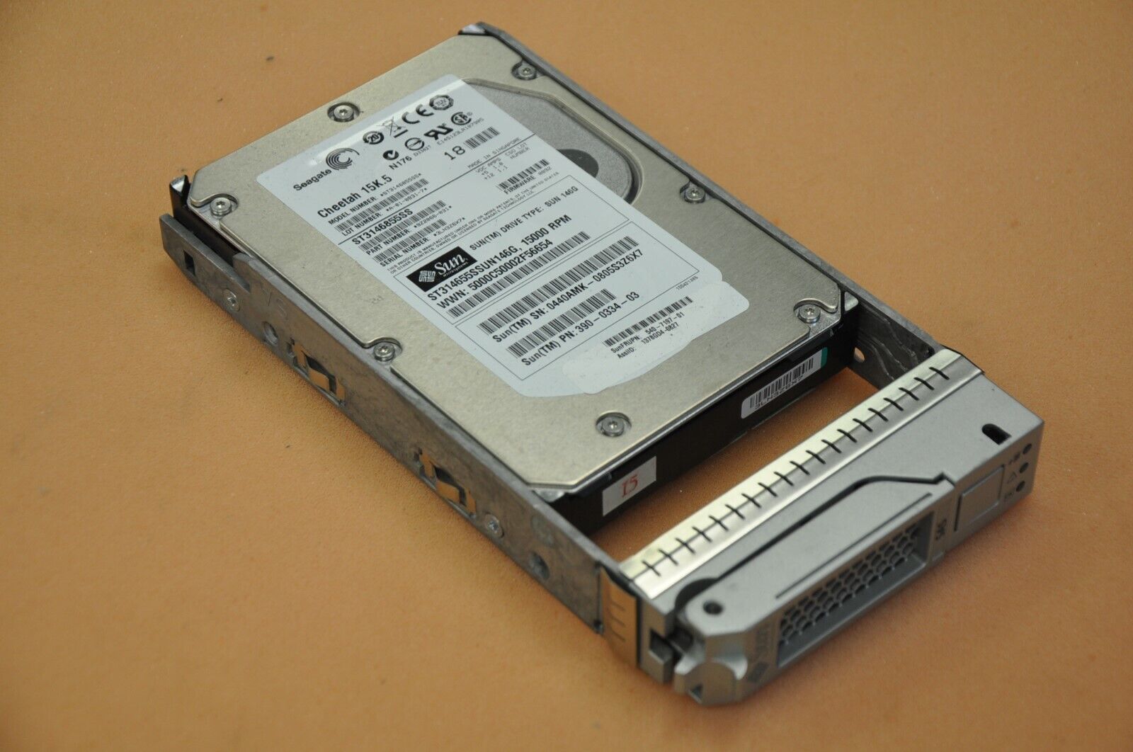 SUN Seagate 146GB 15K SAS 3.5" HDD // 390-0334-04 / 540-7197-01 / ST3146855SS (Used) // สินค้ารับประกัน โดย บริษัท อะไหล่เซิร์ฟเวอร์ จำกัด