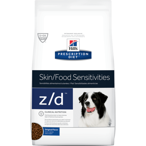Hill's Prescription Diet z/d อาหารเม็ดสำหรับผิวแพ้ง่าย/แพ้อาหาร