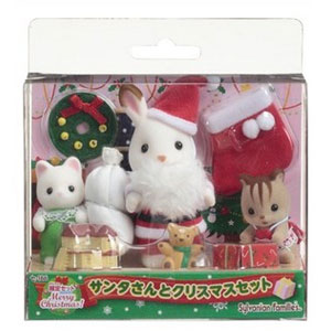 ซิลวาเนียน ชุดซานต้ากับเบบี้ (๋JP) Sylvanian Families Merry Christmas Set