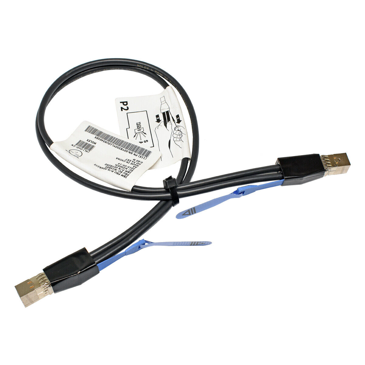 IBM 12 Gbps Mini-SAS HD To Mini-SAS HD SFF-8644 0.6M Cable // 00AR272 / 00J0094 (NEW) // สินค้ารับประกัน โดย บริษัท อะไหล่เซิร์ฟเวอร์ จำกัด