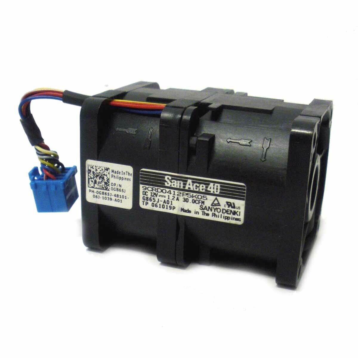 Dell PowerEdge 0G865J G865J 9CRD0412P5K05 R410 R610 System Fan (Used) // สินค้ารับประกัน โดย บริษัท อะไหล่เซิร์ฟเวอร์ จำกัด