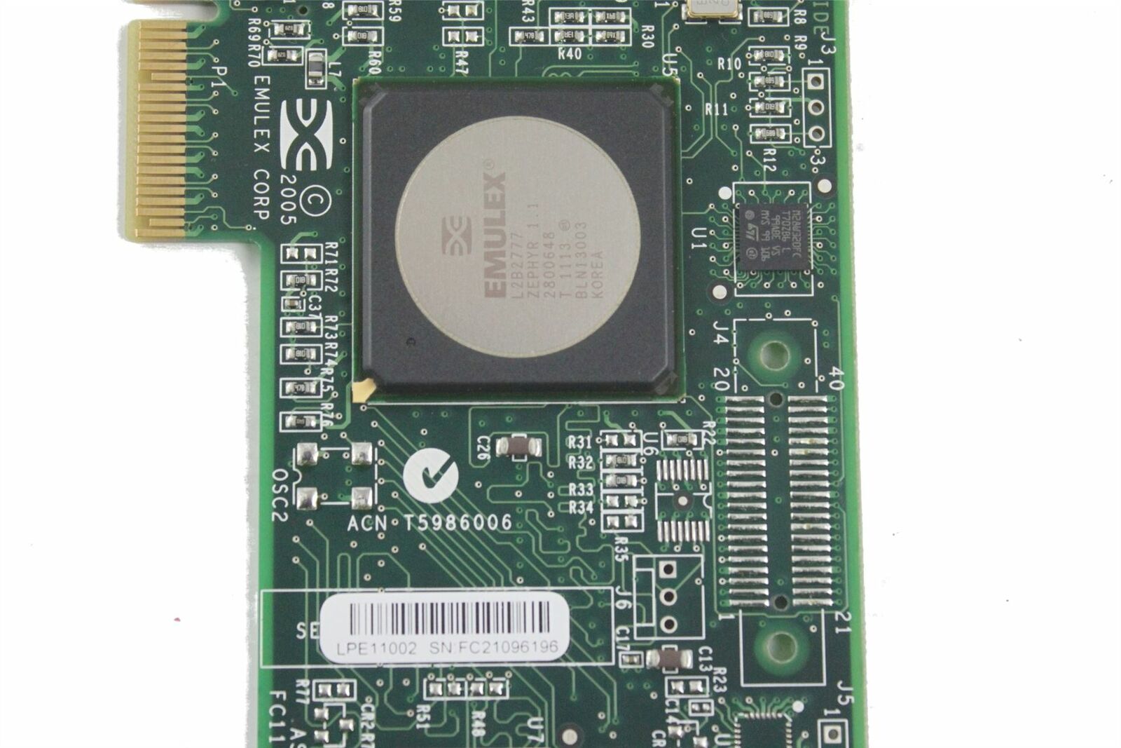 A8003A - FC2242SR 4Gb 2-port PCIe Fibre Channel HBA Low Profile / 397740-001 (Used) // สินค้ารับประกัน โดย บริษัท อะไหล่เซิร์ฟเวอร์ จำกัด