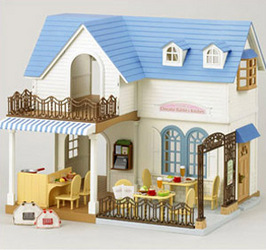 [หมดค่ะ] บ้านตุ๊กตาซิลวาเนียน2008 (Sylvanian Families Fancy Restaurant House with furniture) V5%