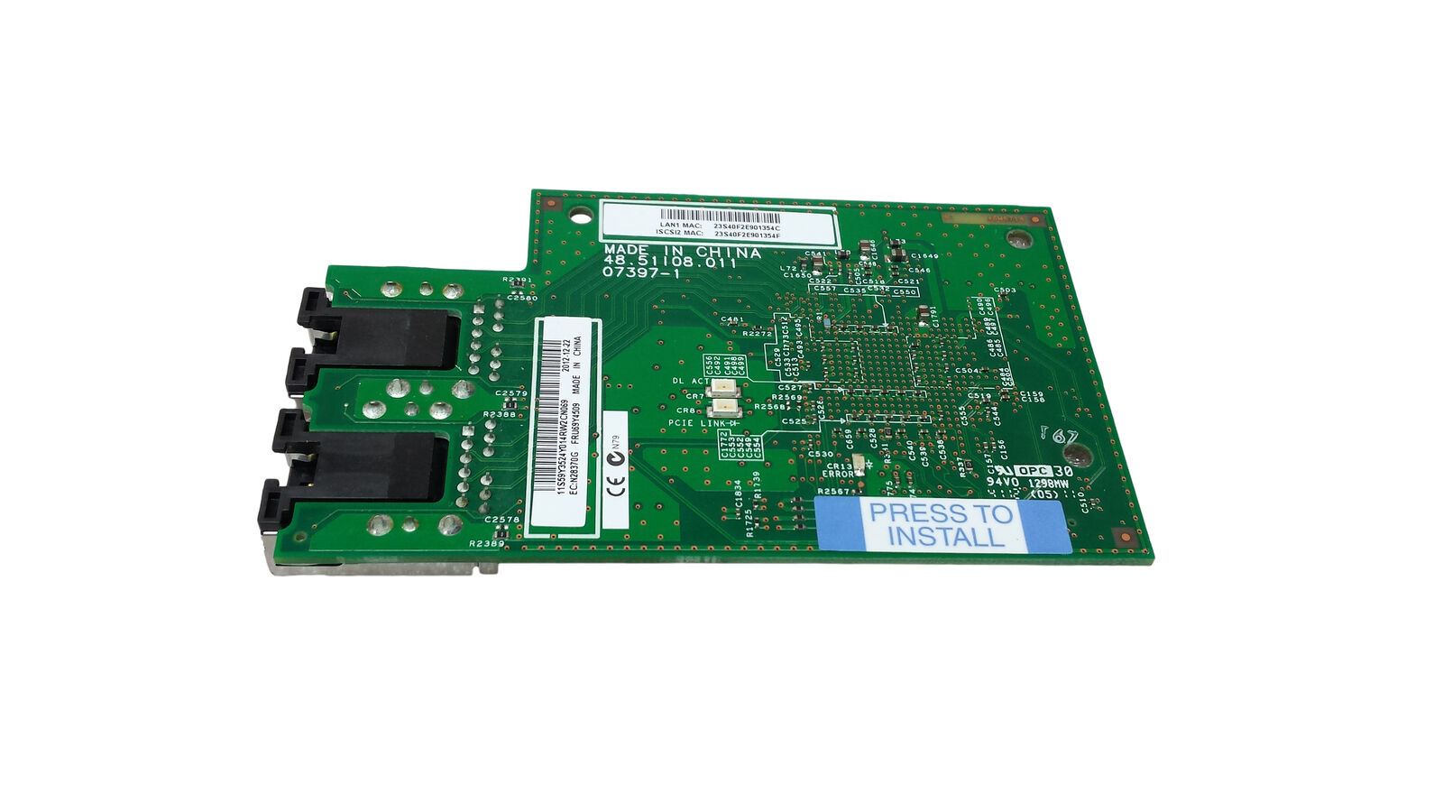 IBM BCM5709S Dual Port - 1GbE SrvMezz Ethernet Network Card // 69Y4509 / 59Y3524 (Used) // สินค้ารับประกัน โดย บริษัท อะไหล่เซิร์ฟเวอร์ จำกัด
