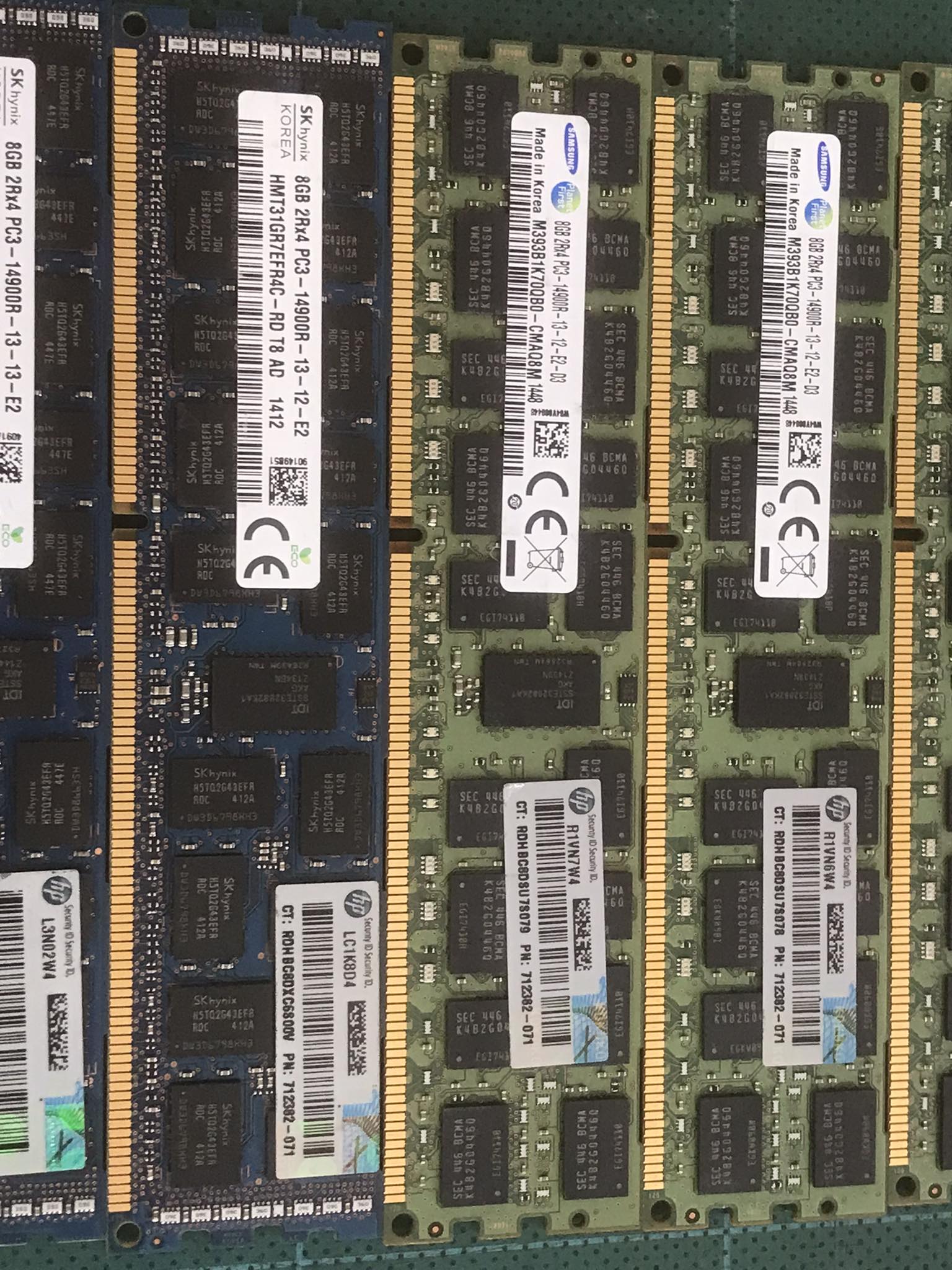 HP 8GB 2Rx4 PC3-14900R ( DDR3-1866Mhz ) ECC REG RAM // 712382-071 (Used) // สินค้ารับประกัน โดย บริษัท อะไหล่เซิร์ฟเวอร์ จำกัด