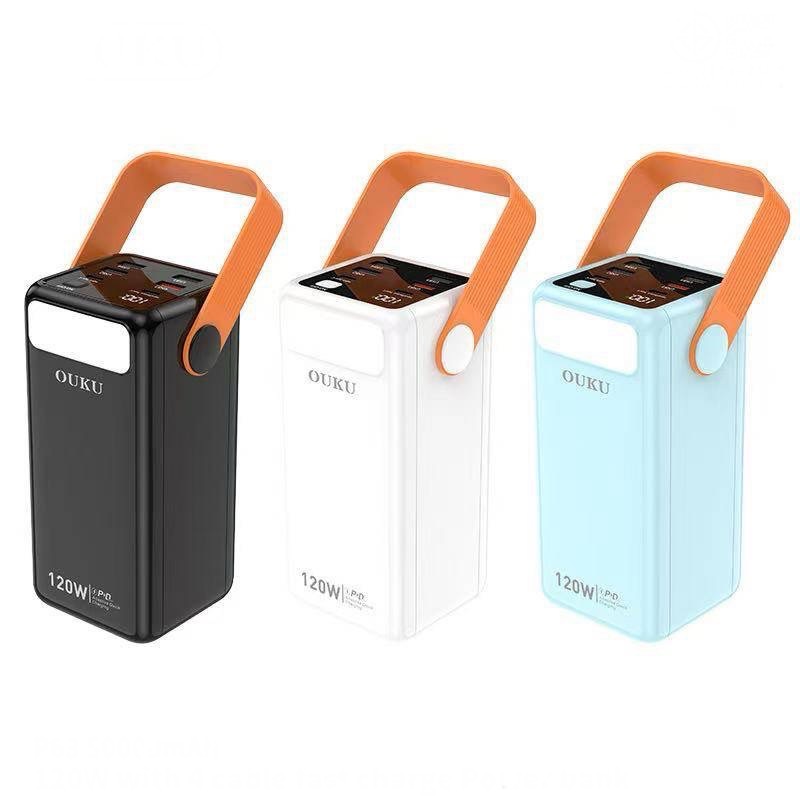 P63 50000mAh 120W WITH 4 CABLE FAST CHARGER POWERBANK