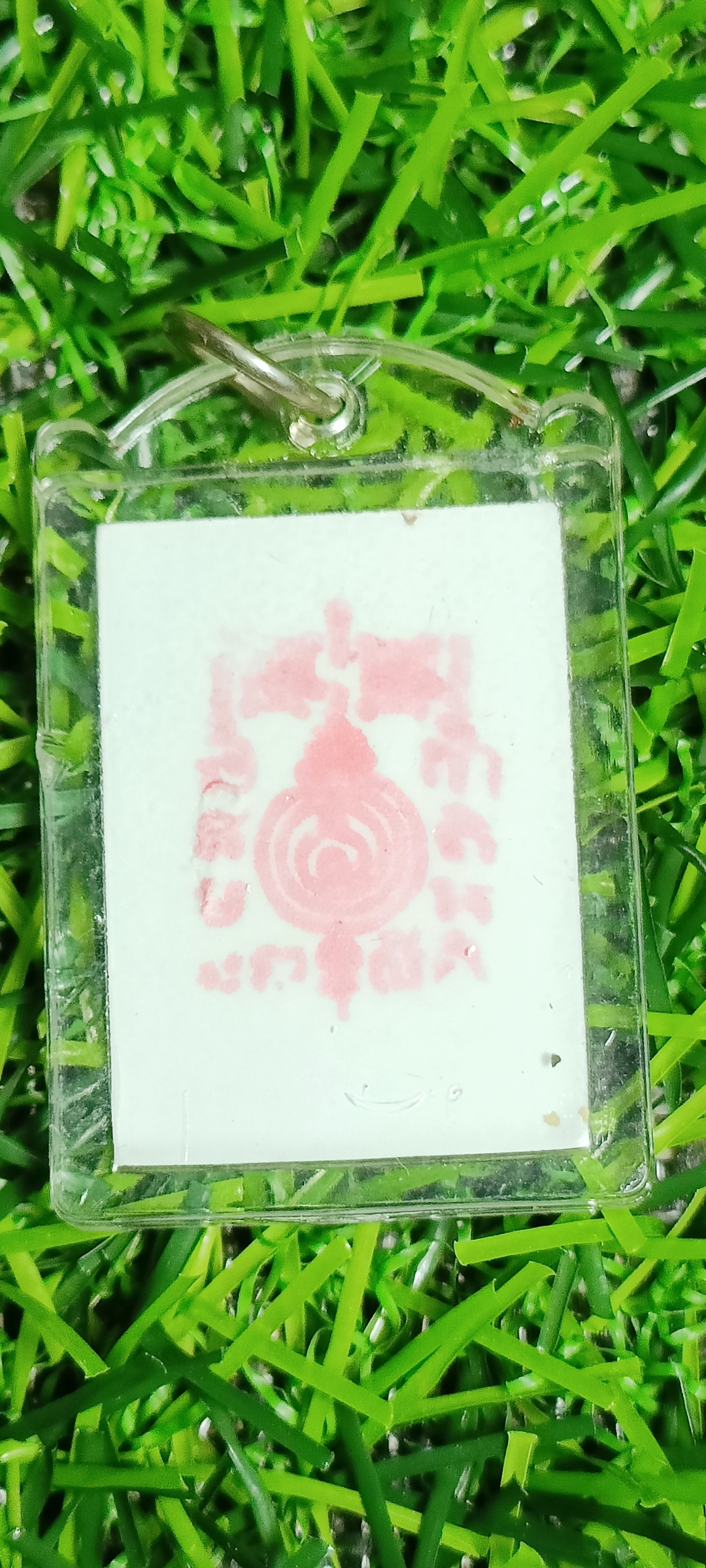 ไอ้ไข่วัดเจดีย์ ภาพกรอบอะคริลิค สรงน้ำ63 ขนาด 2 x 3 ซม.