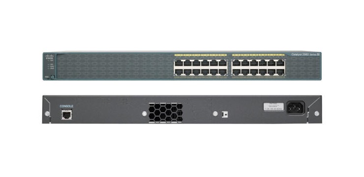 Cisco Catalyst 2960 Series 24 Port Ethernet Switch WS-C2960-24-S สินค้ารับประกัน โดย บริษัท อะไหล่เซิร์ฟเวอร์ จำกัด.