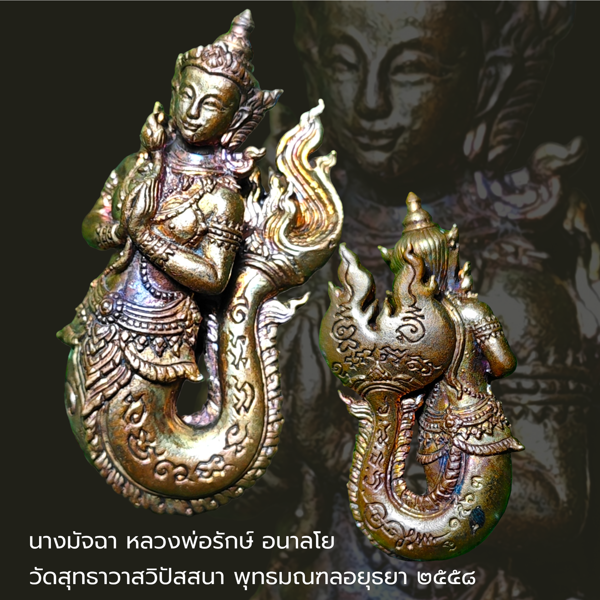 นางมัจฉา หลวงพ่อรักษ์ อนาลโย วัดสุทธาวาส วิปัสสนา พุทธมณฑลอยุธยา ๒๕๕๘