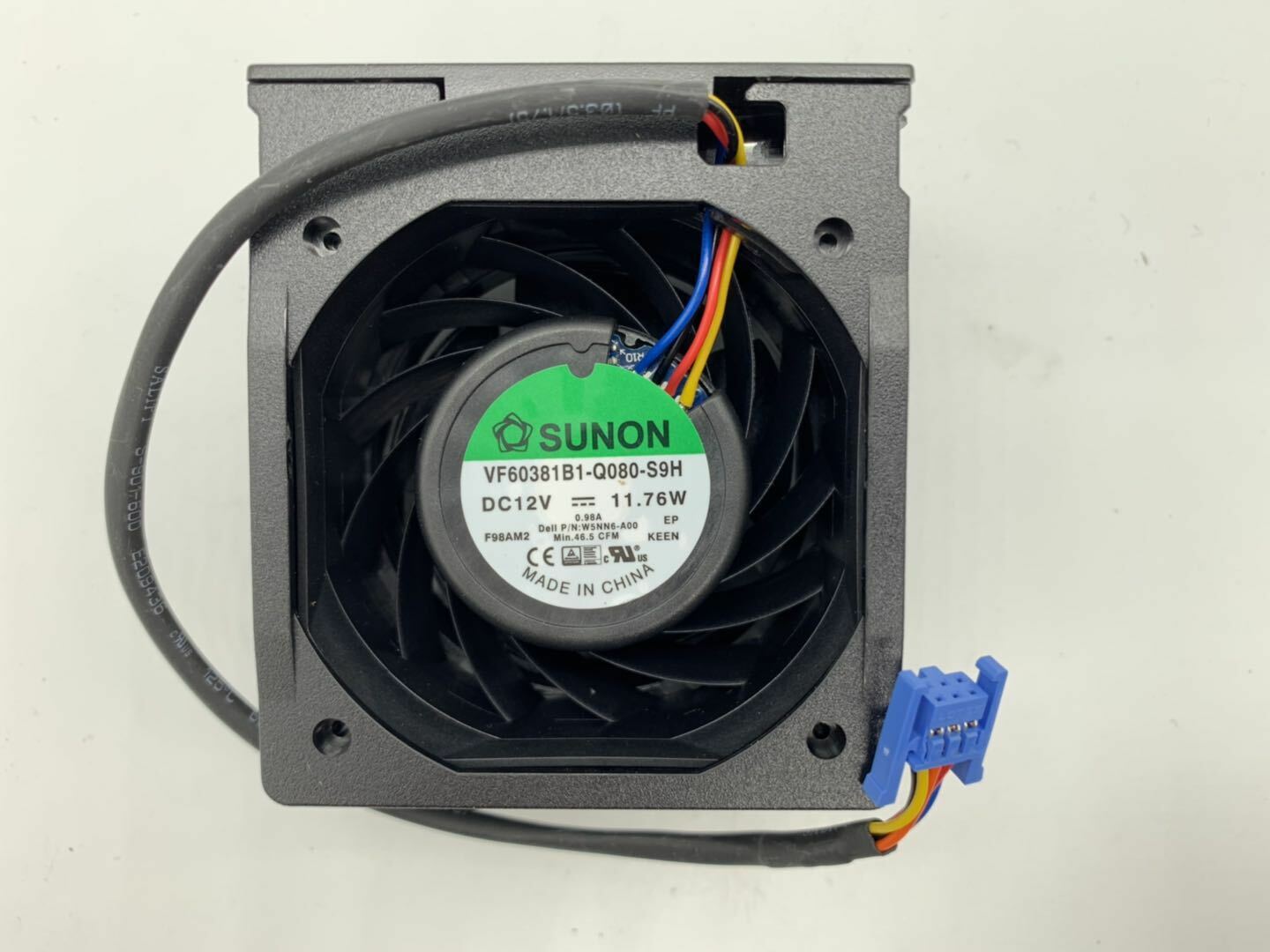 Dell R540 R540xd 2nd CPU Cooling Fan / H3H8Y / 0H3H8Y (Used) // สินค้ารับประกัน โดย บริษัท อะไหล่เซิร์ฟเวอร์ จำกัด