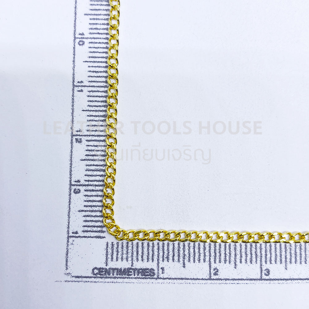 โซ่ทองเหลืองชุบทองเค C-063L 1เมตร