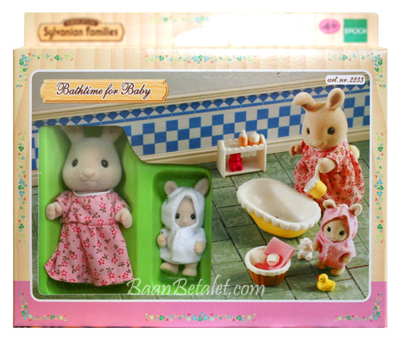 ซิลวาเนียน ชุดอาบน้ำเบบี้ Sylvanian Families Bathtime for Baby