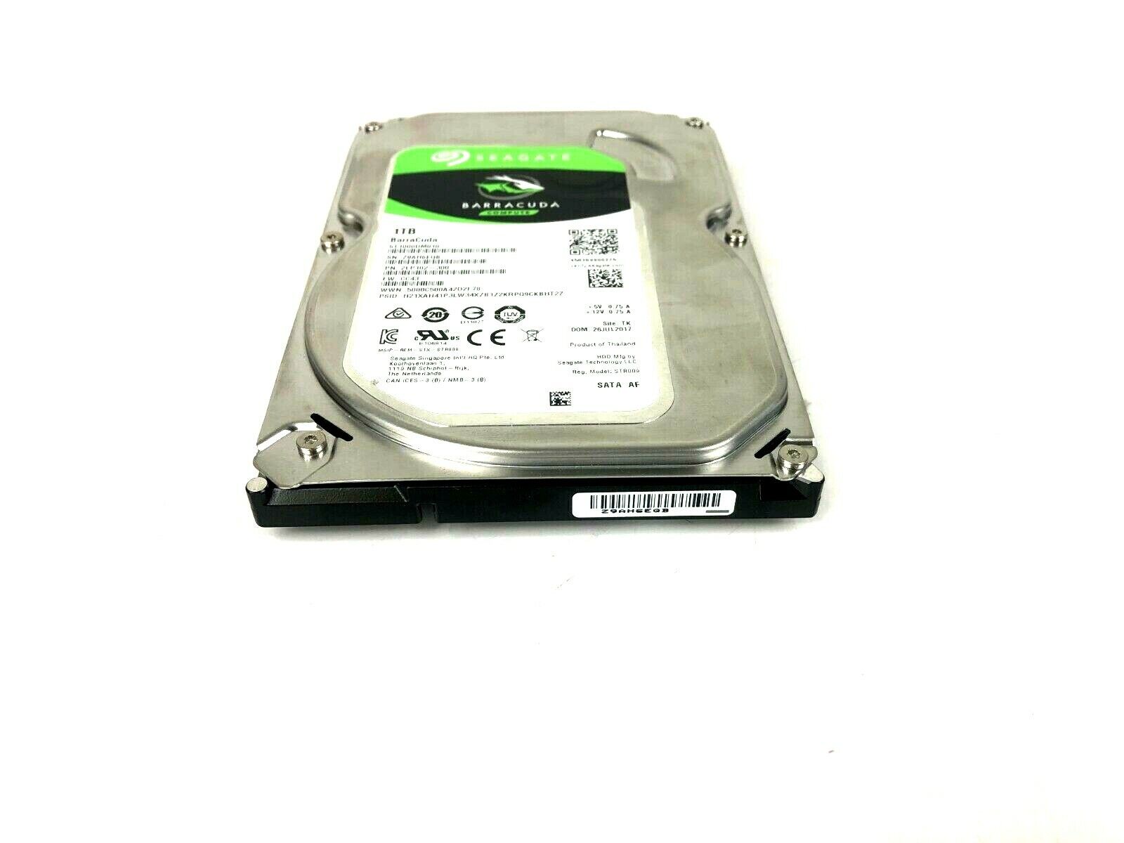 Seagate 1TB 7.2K Sata 6G 3.5" Barracuda Computer P/N ST1000DM010 (Used) // สินค้ารับประกัน โดย บริษัท อะไหล่เซิร์ฟเวอร์ จำกัด