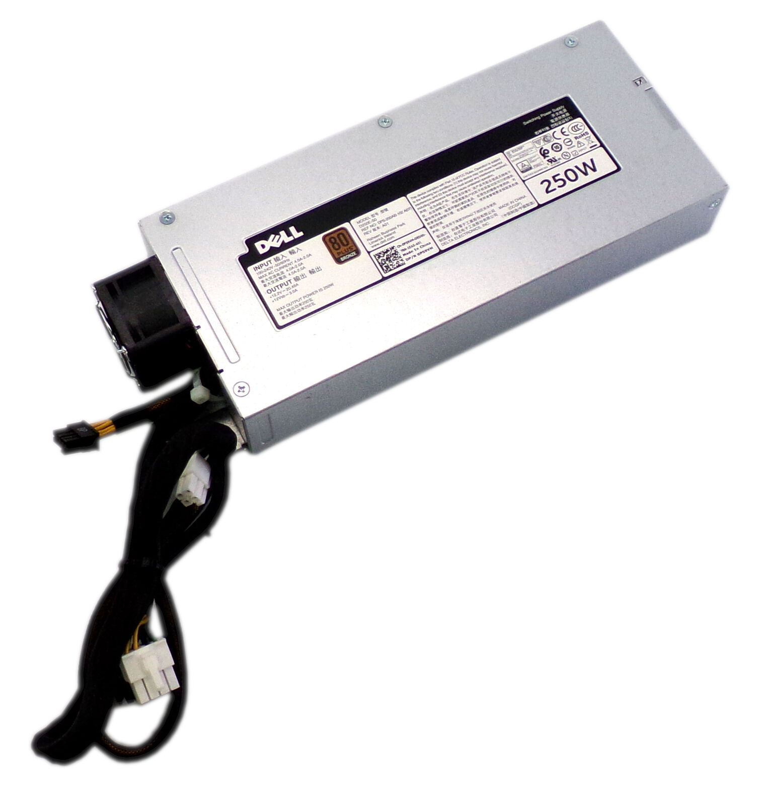 Dell PowerEdge R230 AC250E-S0 250W power supply // 09J6JG / 9J6JG (Used) // สินค้ารับประกัน โดย บริษัท อะไหล่เซิร์ฟเวอร์ จำกัด