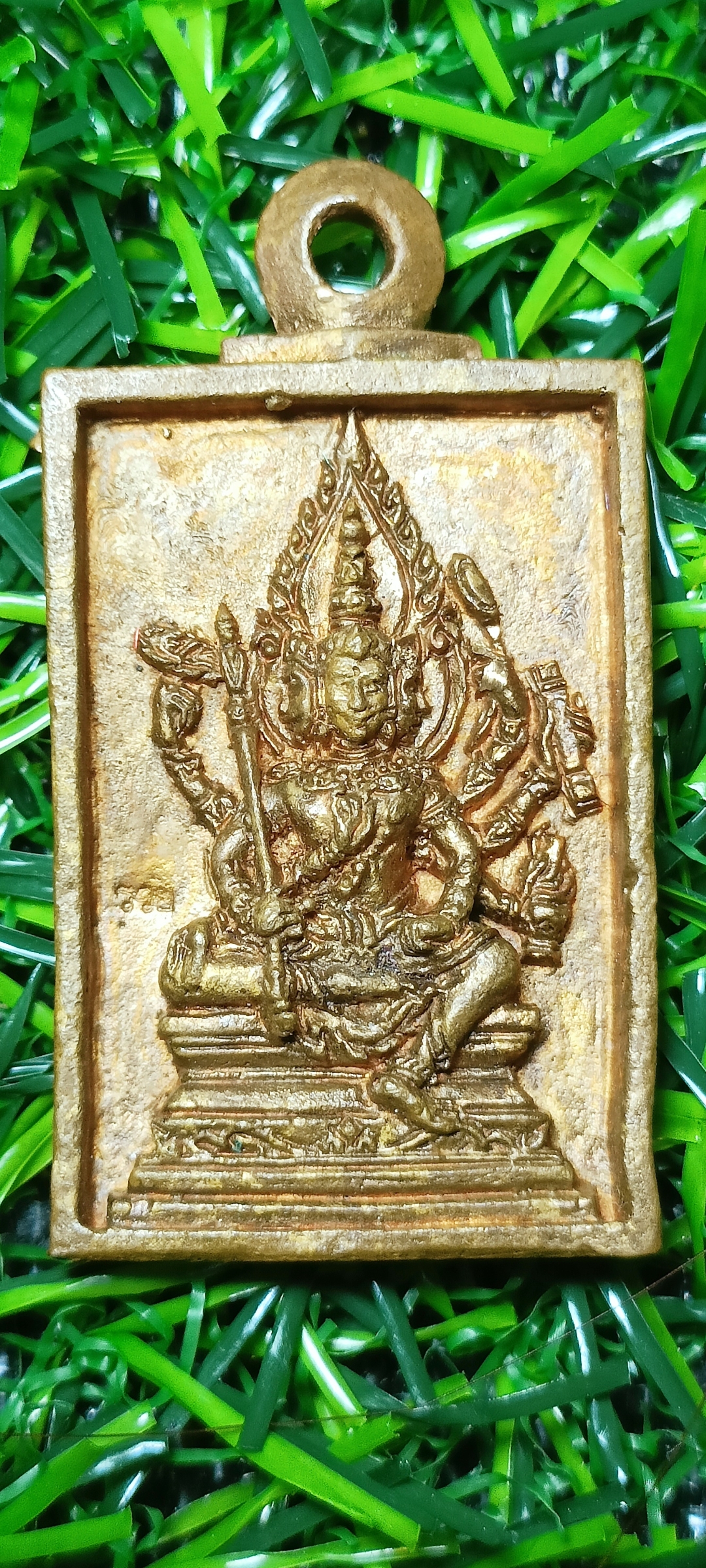 เหรียญหล่อพระพรหม ทองแดงรุ่นแรก หลวงพ่อรวย ปาสาทิโก วัดตะโก อยุธยา ปี 2556