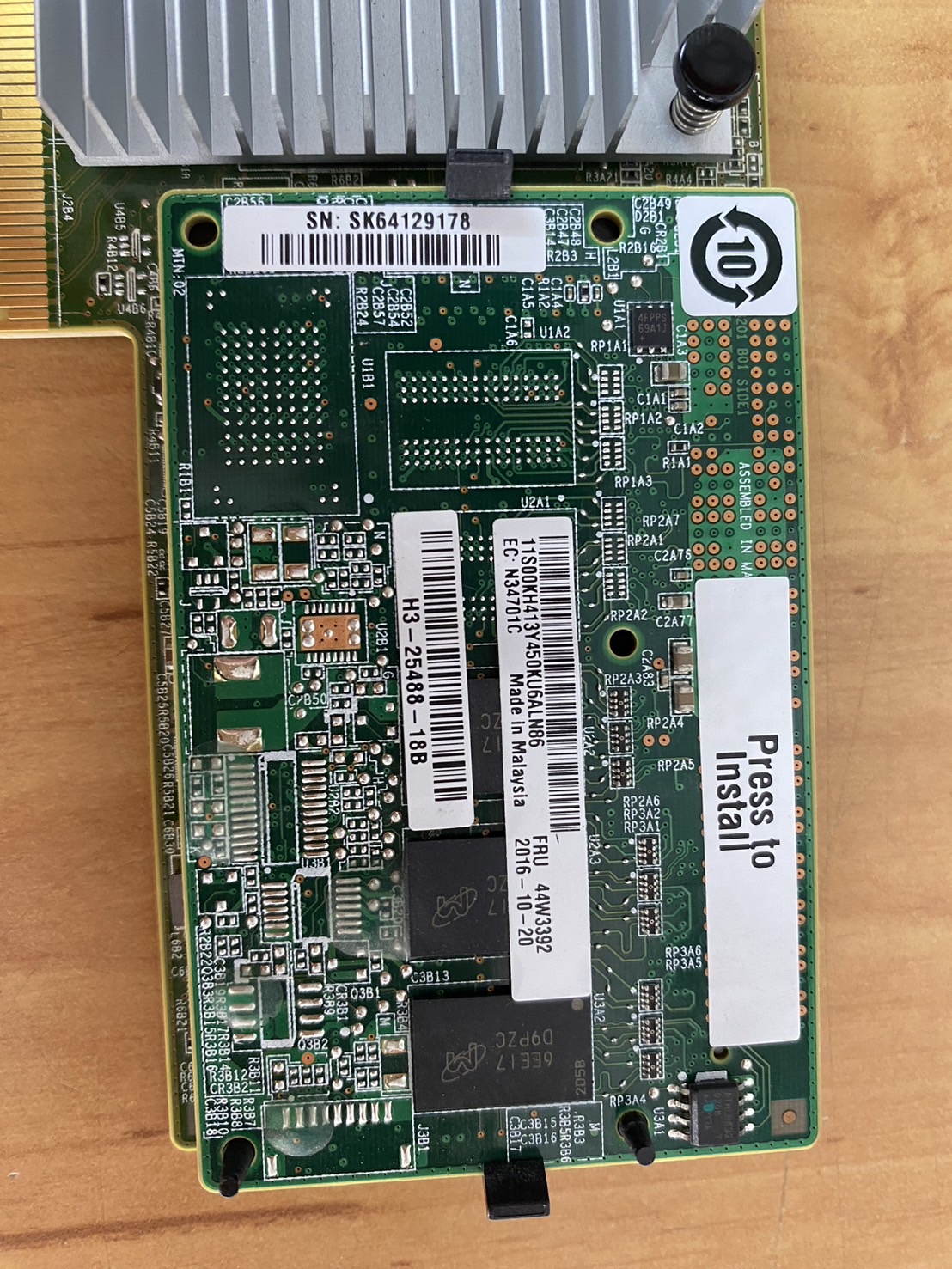 IBM Lenovo 46C9111 M5210 ServeRAID Adapter 1GB Cache 44W3392 (Used) // สินค้ารับประกัน โดย บริษัท อะไหล่เซิร์ฟเวอร์ จำกัด
