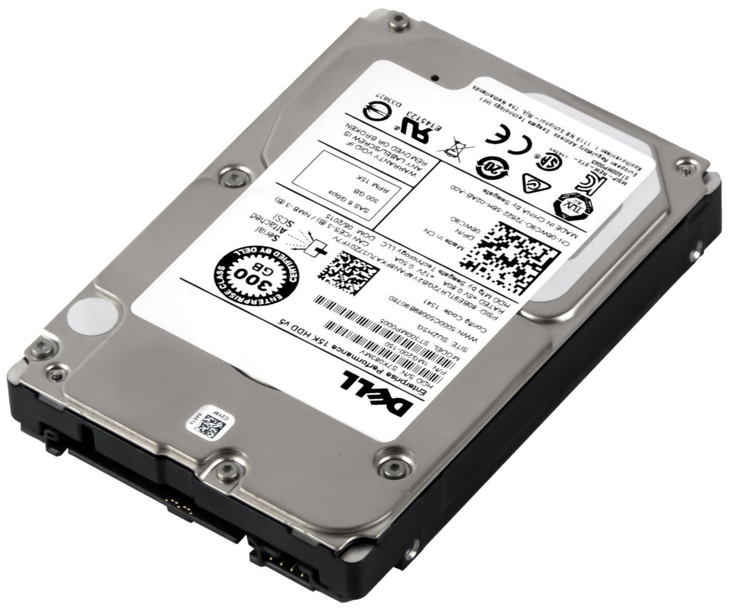 Dell 300GB 15K 6G SAS 2.5" 128MB HDD // 06WC9D / ST300MP0005 / 1MG200-150 (Used) // สินค้ารับประกัน โดย บริษัท อะไหล่เซิร์ฟเวอร์ จำกัด