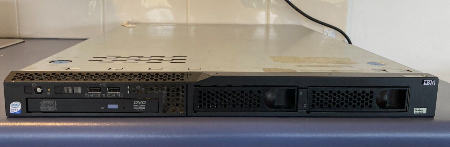IBM System x3250 M2 Server CPU x3330 / Ram 4GB / HDD 300GB 10K SAS 2.5"/Power Supply 350W (Used) // สินค้ารับประกัน โดย บริษัท อะไหล่เซิร์ฟเวอร์ จำกัด