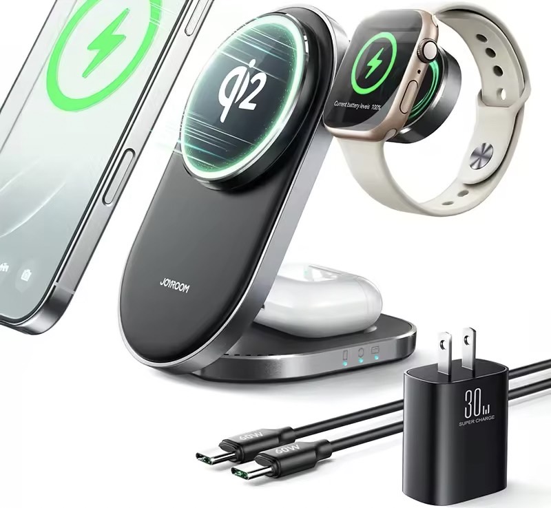 JR-W17 Qi2 3-IN-1 WIRELESS CHARGER