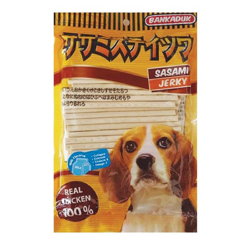 Bankaduk Sasami jerky บ้านกระดูก รสนม 500 กรัม
