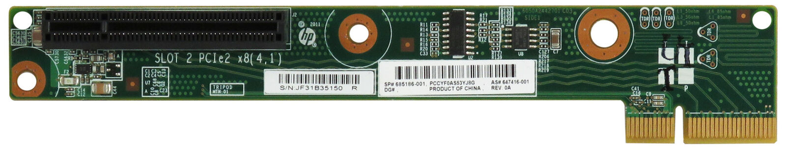 HP DL360e G8 Riser Card // 685186-001 / 647416-001 (Used) // สินค้ารับประกัน โดย บริษัท อะไหล่เซิร์ฟเวอร์ จำกัด