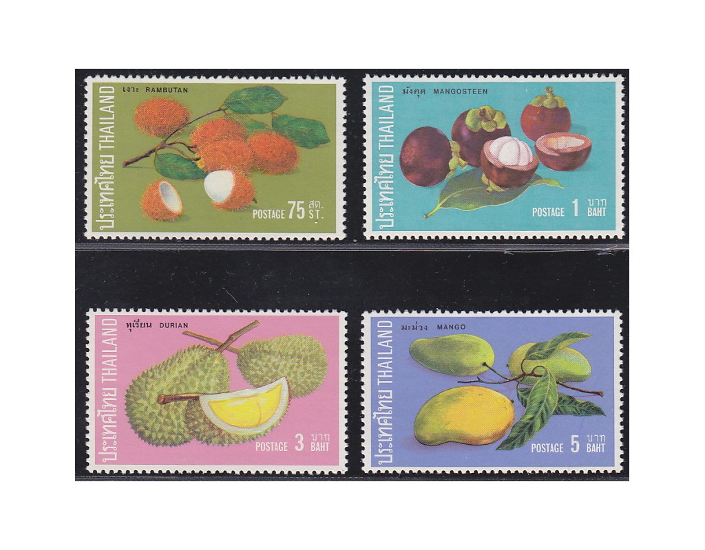 แสตมป์ผลไม้ไทย (ชุด1) (สภาพนอก) MNH