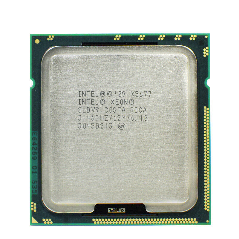 Intel X5677 (SLBV9) 3.46GHZ / quad core 12MB 6.4GT / s LGA1366 processor (Used) // สินค้ารับประกัน โดย บริษัท อะไหล่เซิร์ฟเวอร์ จำกัด