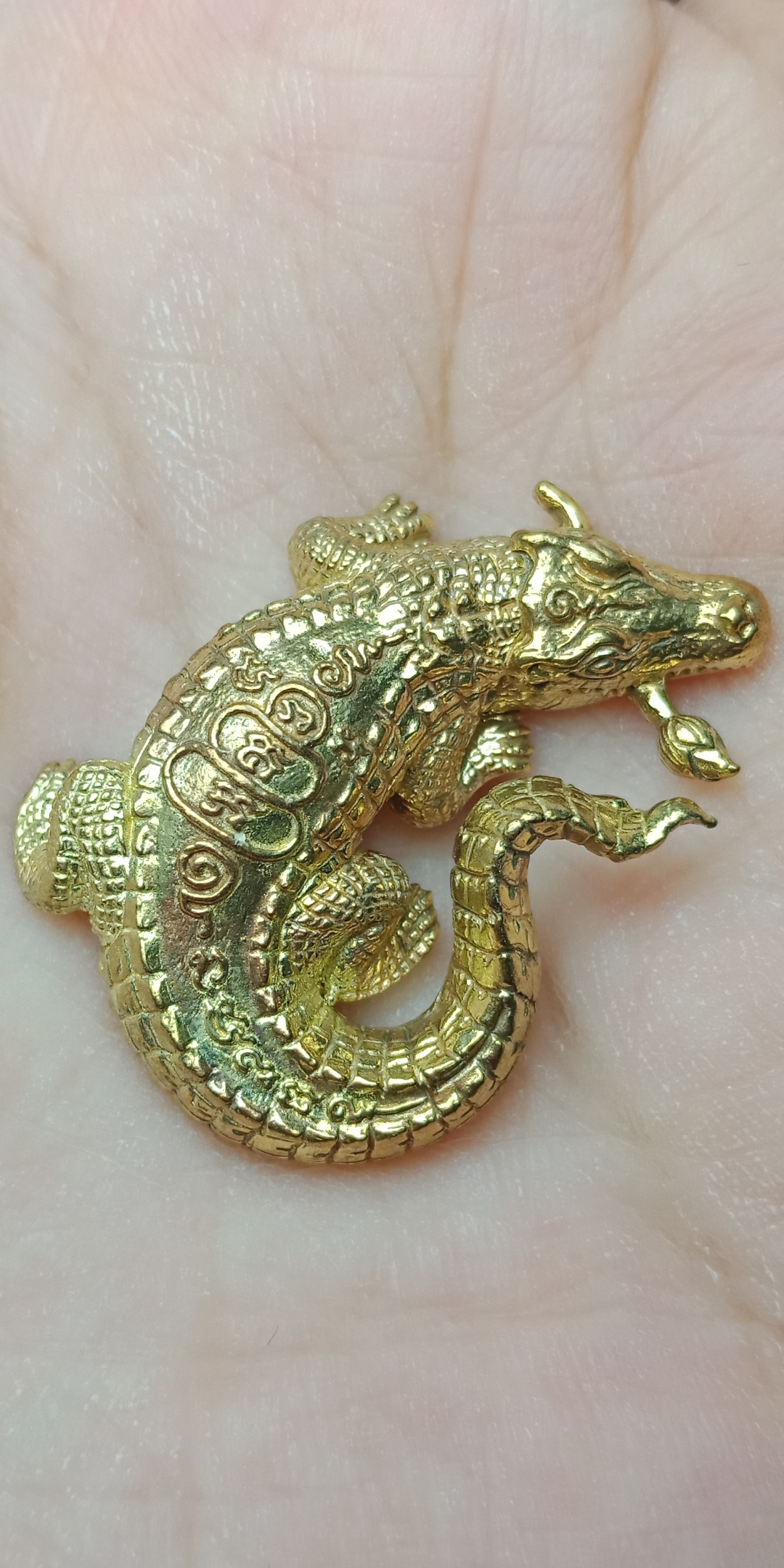 พญากุมภีร์ รุ่นกุมภีร์เตโช หลวงพ่อรักษ์ วัดสุทธาวาส วิปัสสนา ๒๕๖๐ เนื้อทองชนวน