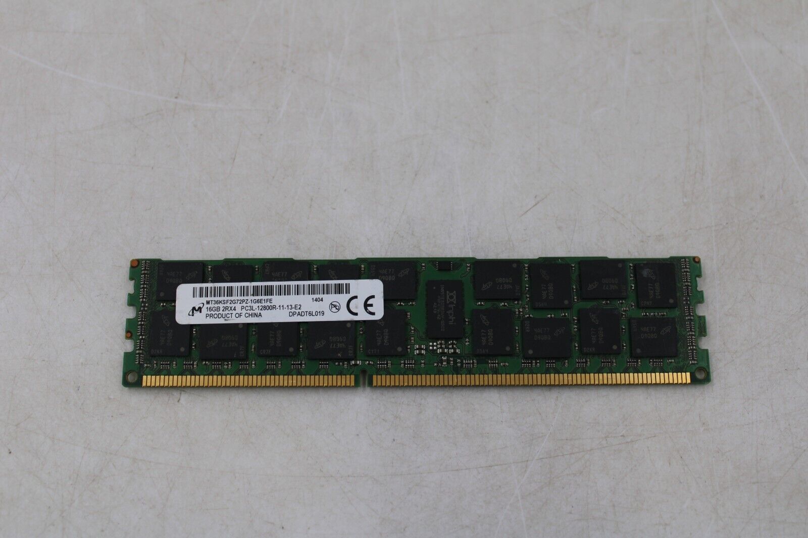 Micron 16GB 2Rx4 PC3-12800R-11-13-E2 ECC Server Ram // MT36JSF2G72PZ-1G6E1FF (Used) // สินค้ารับประกัน โดย บริษัท อะไหล่เซิร์ฟเวอร์ จำกัด