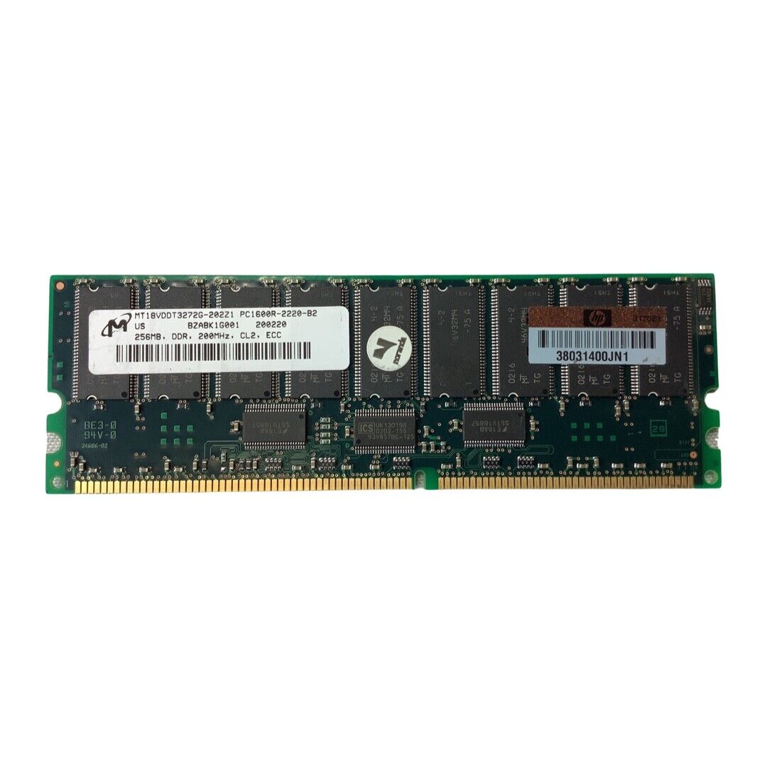 Compaq 256MB PC1600 200Mhz DDR Memory / MT18VDDT3272G-202Z1 (Used) // สินค้ารับประกัน โดย บริษัท อะไหล่เซิร์ฟเวอร์ จำกัด
