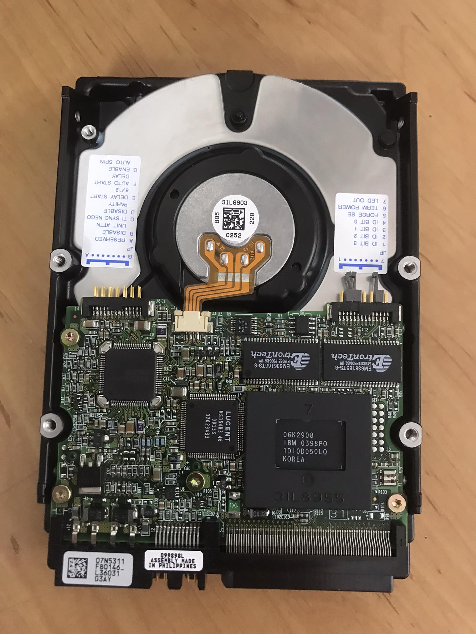 IBM PCB Board DPSS-318350 18.2GB - PCB Hard Drive // 07N3710 / 19K1481 (Used) // สินค้ารับประกัน โดย บริษัท อะไหล่เซิร์ฟเวอร์ จำกัด
