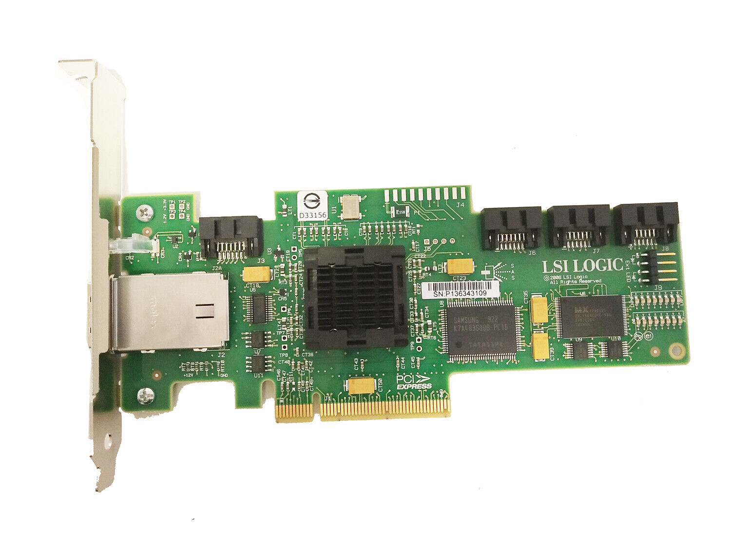 IBM SAS3444E 3Gb/s PCIe x8 SAS/SATA RAID Controller / 25R8071 (Used) // สินค้ารับประกัน โดย บริษัท อะไหล่เซิร์ฟเวอร์ จำกัด