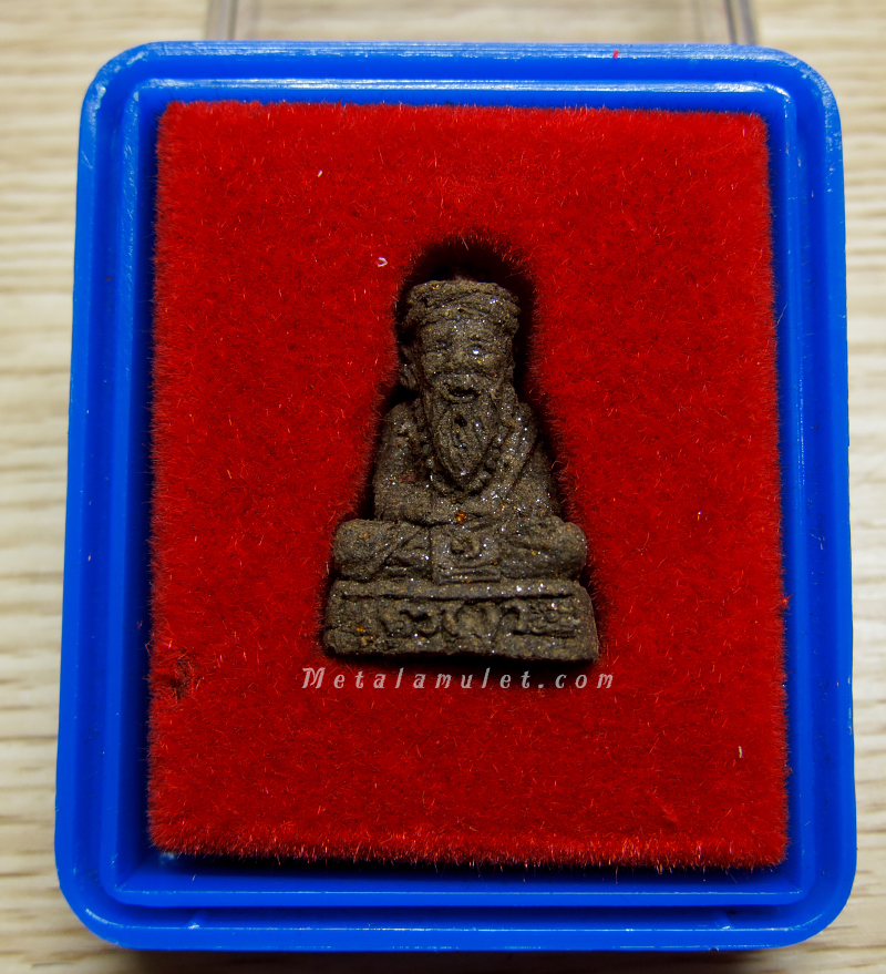 ฤาษีลอยองค์เนื้อว่าน 108 ผสมผง ทองคำขาว