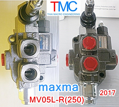 ไฮโดรลิคคอนโทรนวาล์ว(1แกน)maxma-MV05L-R(250) (35L/min)(4,600Psi/315Bar)