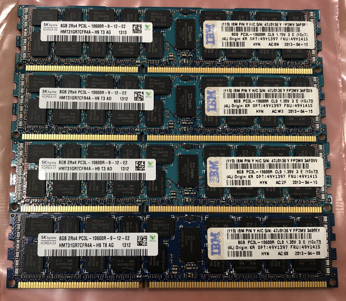 IBM 8GB 2Rx4 PC3L-10600R ECC Server Ram // 49Y1415 / 47J0136 (Used) // สินค้ารับประกัน โดย บริษัท อะไหล่เซิร์ฟเวอร์ จำกัด