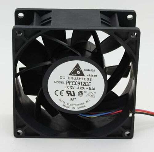 Original DELTA PFC0912DE 9038 9CM 3.72A 12V Ultra Violent Cooling Fan X3100 M4 (Used) // สินค้ารับประกัน โดย บริษัท อะไหล่เซิร์ฟเวอร์ จำกัด