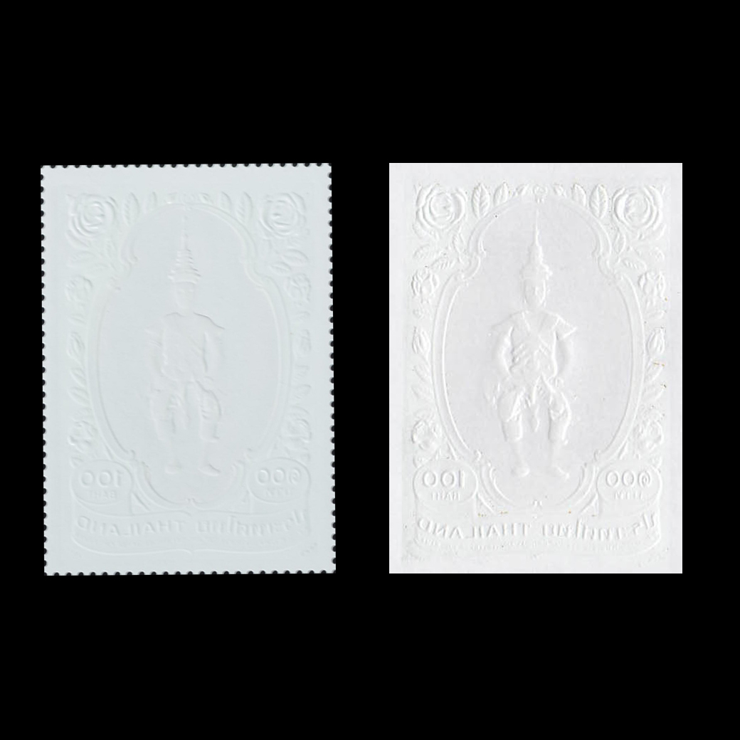 แสตมป์ 150ปี พระพุทธเจ้าหลวง ชุด 2 ดวง(ปรุ+ไม่ปรุ)