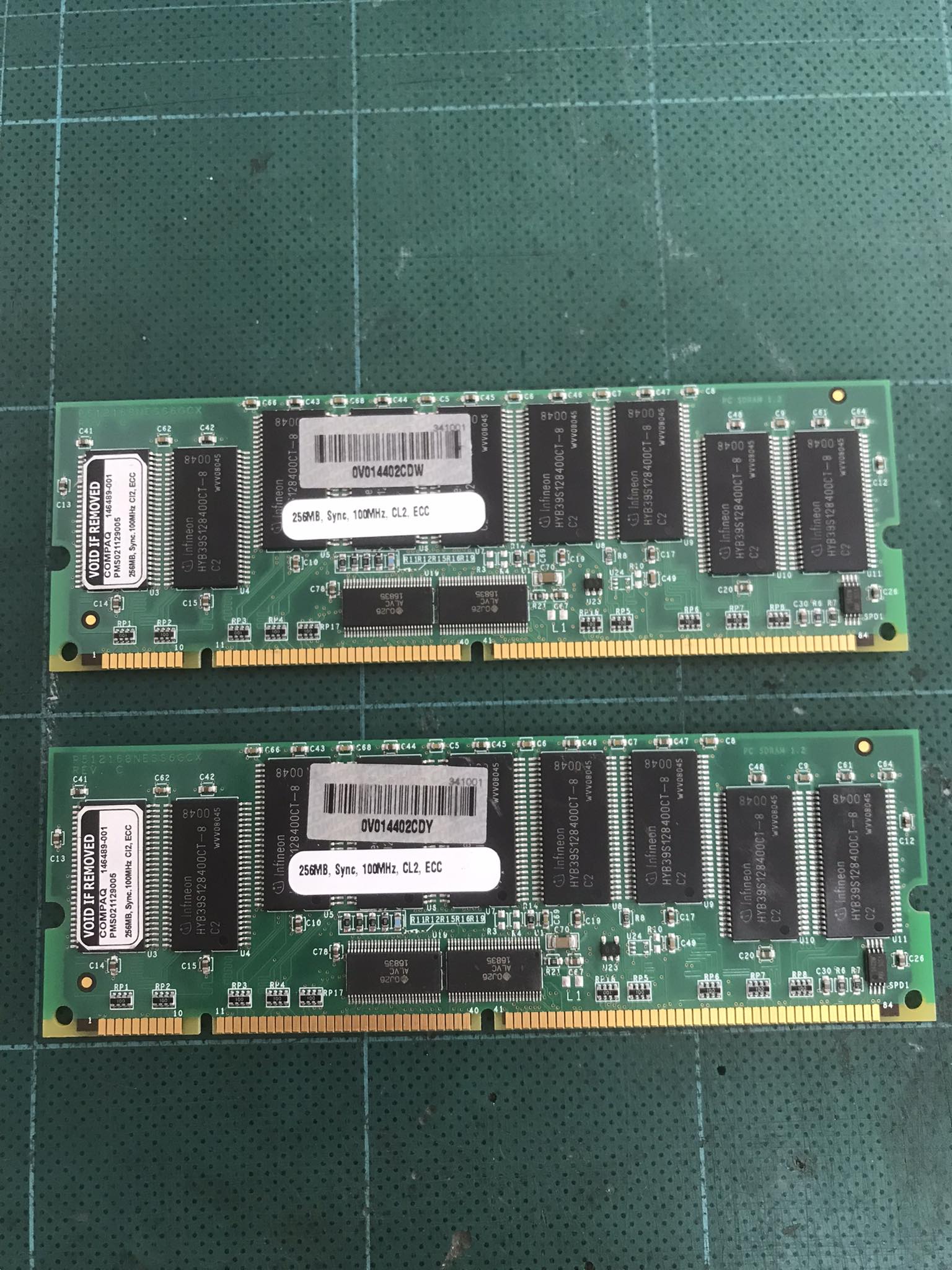 Compaq 256MB 100Mhz CL2 SDRAM Server Memory Dimm zy / 146489-001 / PMS021129005 // (USED) สินค้ารับประกัน โดย บริษัท อะไหล่เซิร์ฟเวอร์ จำกัด