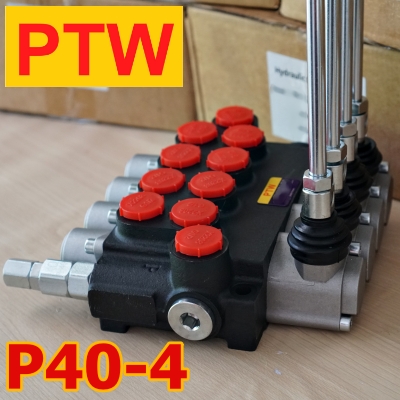 ไฮโดรลิคคินโทรนวาวร์(4หุน) PTW P40-4(4แกน)(40L)(3,000-4,600PSI)