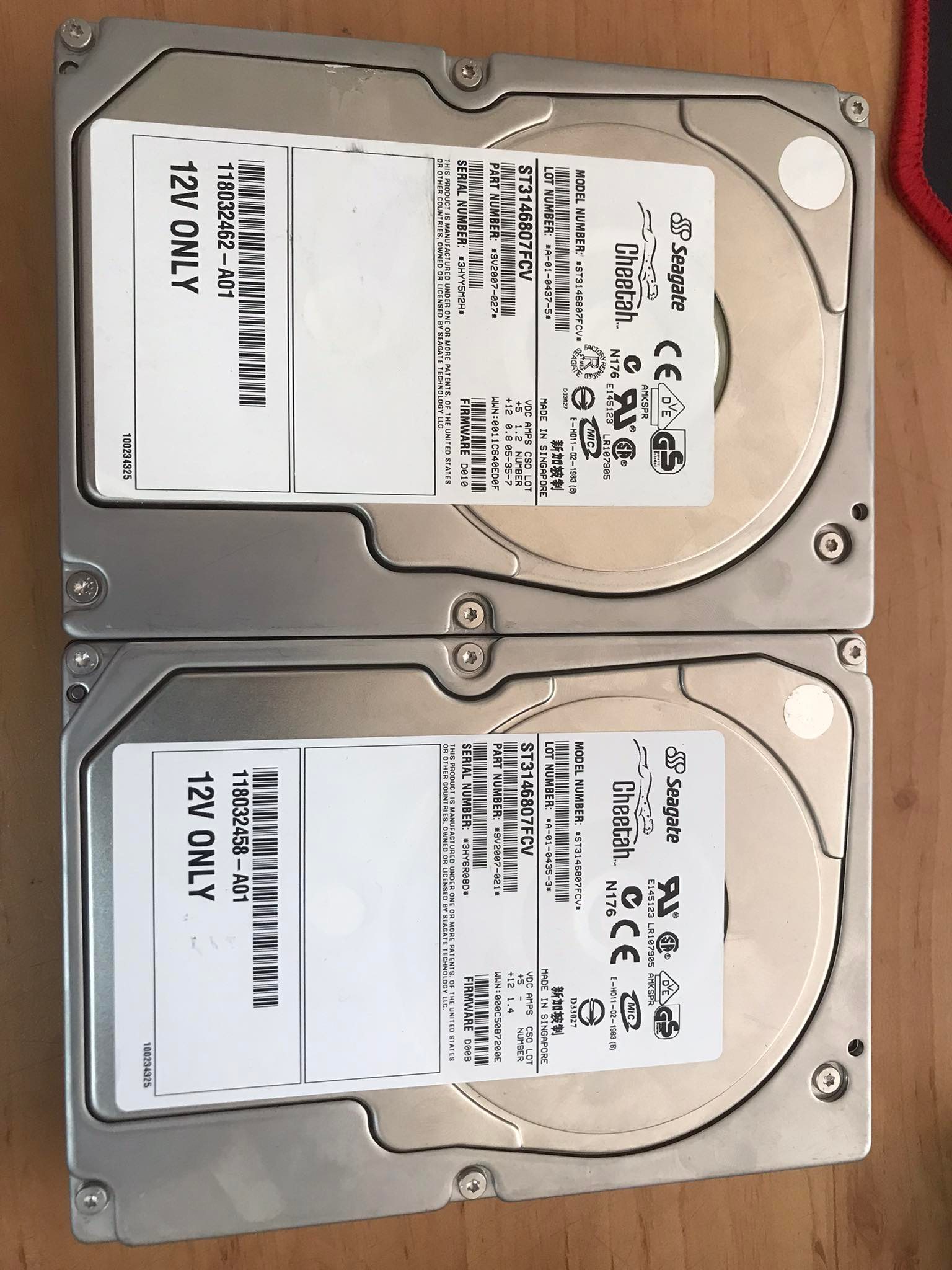 Seagate Cheetah 146GB 10K Fibre 3.5" Hard Drive // ST3146807FCV (Used) // สินค้ารับประกัน โดย บริษัท อะไหล่เซิร์ฟเวอร์ จำกัด