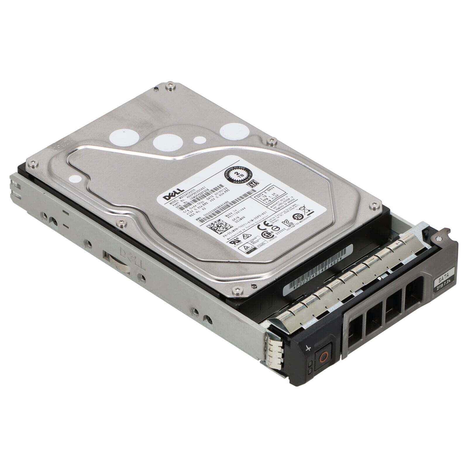 Dell 2TB 7.2K Sata 6G 3.5" Hard Drive Server // 00JWVN / MG03ACA200 (Used) // สินค้ารับประกัน โดย บริษัท อะไหล่เซิร์ฟเวอร์ จำกัด