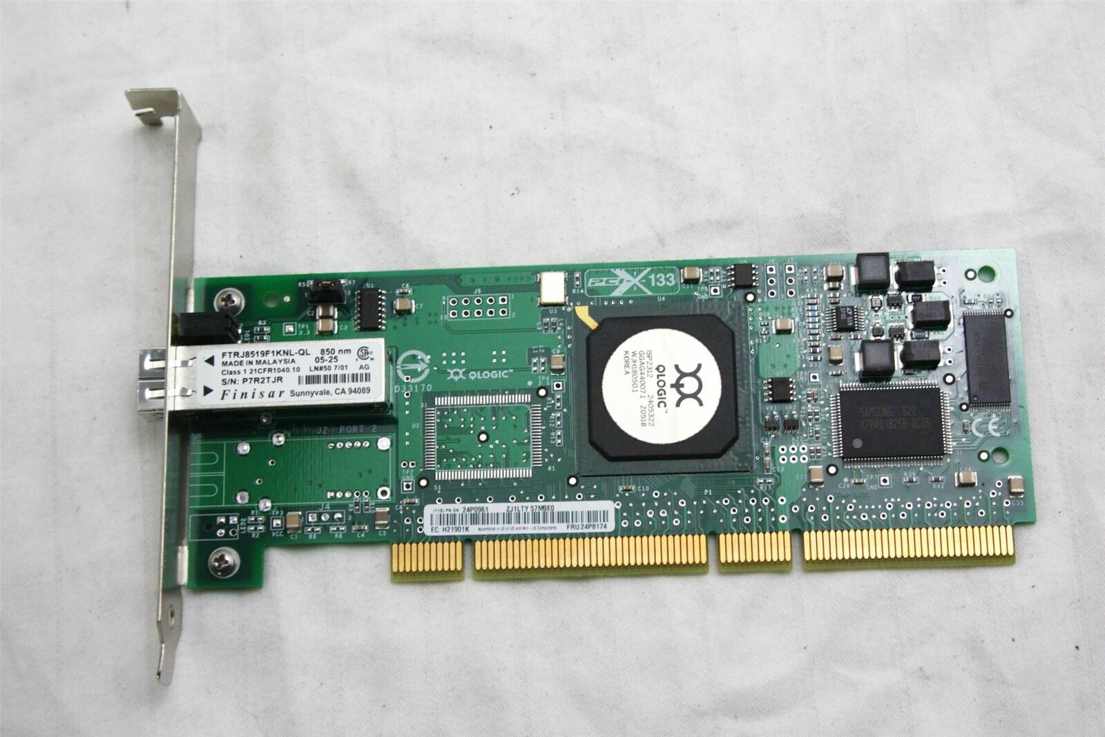 IBM 2GB FC Single Port PCI-X HBA 64 BIT 133MHZ FROM IBM x3550 SERVER // 24P8174 / 24P0961 (Used) // สินค้ารับประกัน โดย บริษัท อะไหล่เซิร์ฟเวอร์ จำกัด