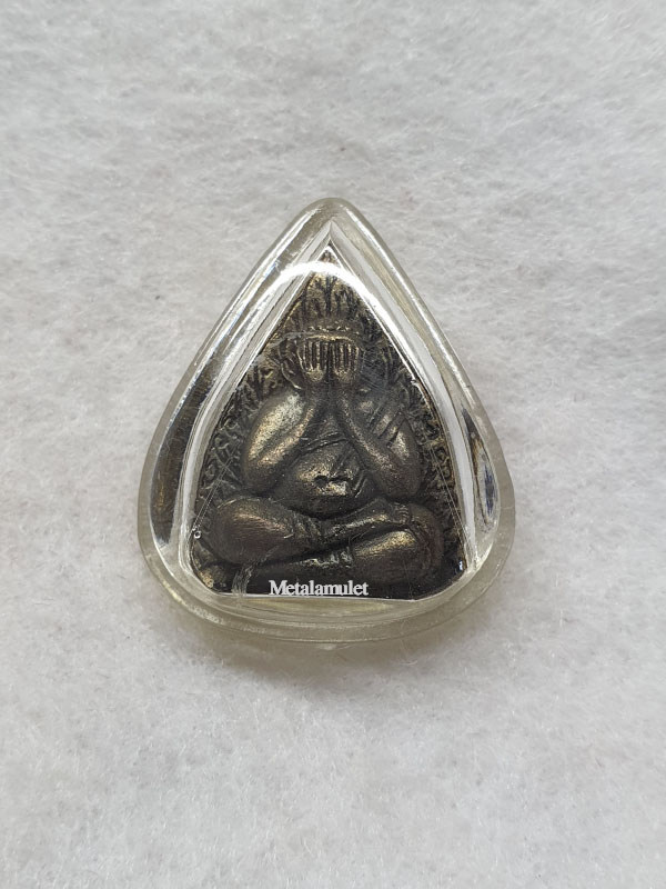 ปิดตาใบโพธิ์เนื้อนวะโลหะ สมเด็จพระญาณสังวร