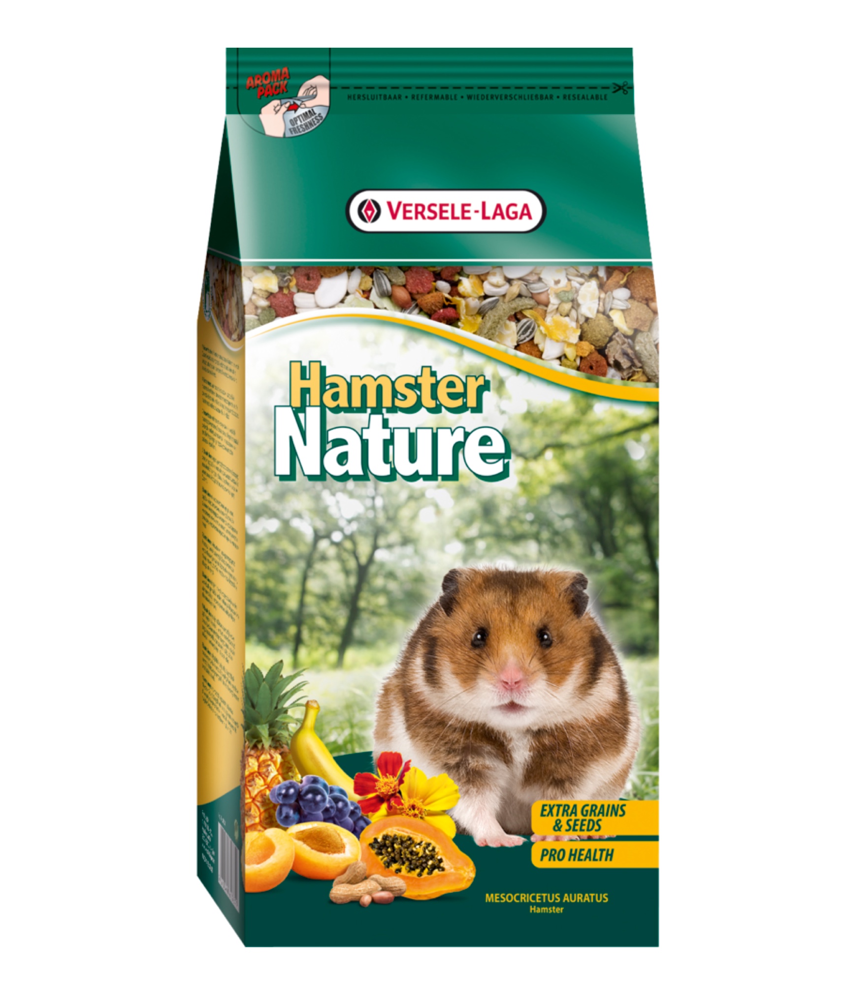 Versele-Laga Hamster nature 700 g เวอร์เซเล ลากา อาหารสำหรับหนูแฮมสเตอร์ ทุกสายพันธุุ์ 700 กรัม