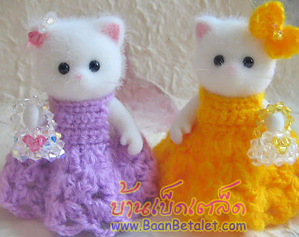 ชุดราตรียาวสำหรับคุณแม่ซิลวาเนียน (Long Dress for Sylvanian Mom)