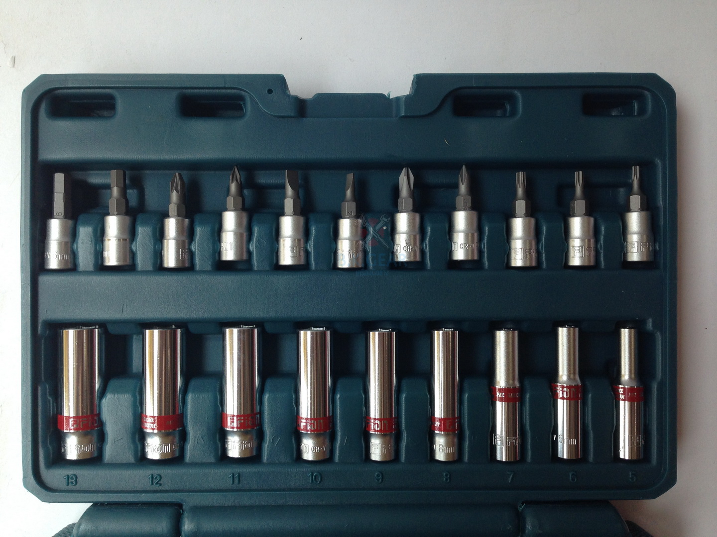 บล็อกชุด 62ชิ้น Fion ขนาด 1/4"