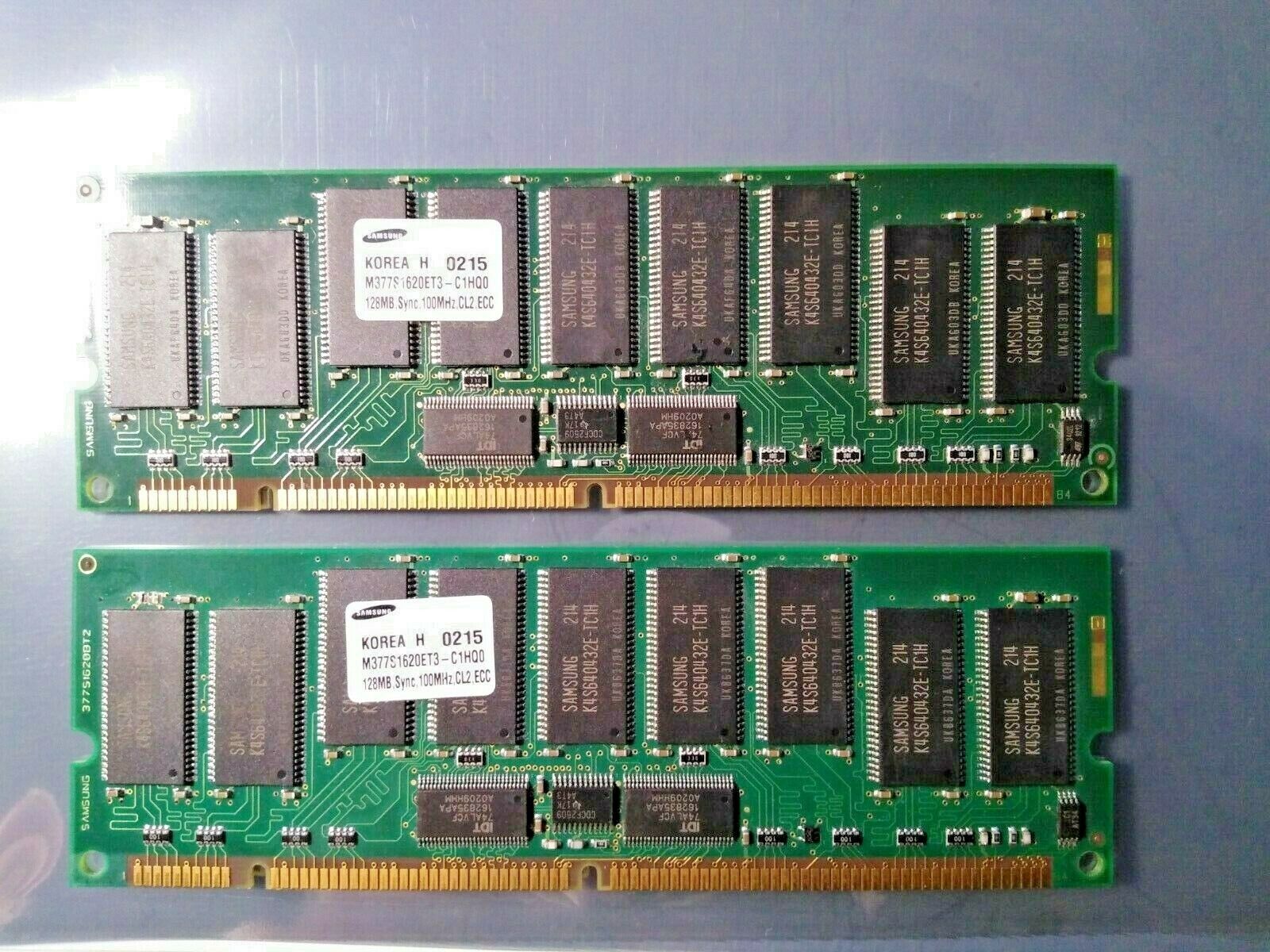 HP 128MB SDRAM Registered ECC PC-100 100Mhz Memory / 110957-022 / M377S1620ET3-C1HQ0 (Used) // สินค้ารับประกัน โดย บริษัท อะไหล่เซิร์ฟเวอร์ จำกัด