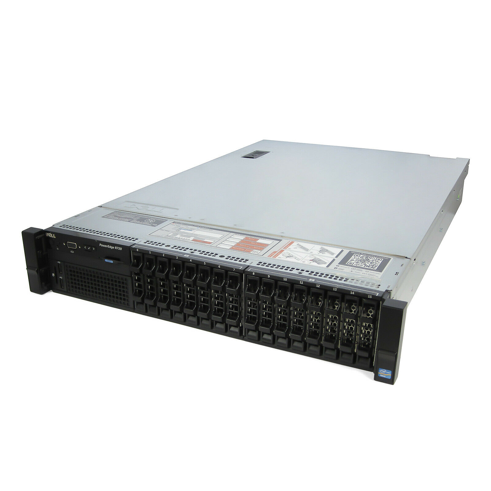 Dell R720 Server PowerEdge / CPU E5-2670V2 2.50GHz x2 / Ram 64GB DDR / Power Supply 750Wx2 / HDD 300GB 10K SAS 2.5''x 3 / Card H710Pmini/512MB+BAT (Used) // สินค้ารับประกัน โดย บริษัท อะไหล่เซิร์ฟเวอร์ จำกัด